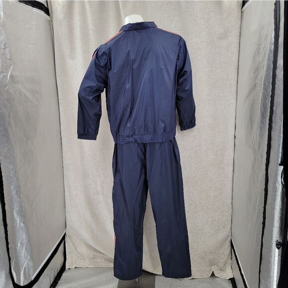 Lavon Vintage Y2K USA Blue Windbreaker Tracksuit with Red Stripes Size XL - Picture 7 of 16